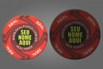 TAMANHO DAS FICHAS: 39mm (padrão) 